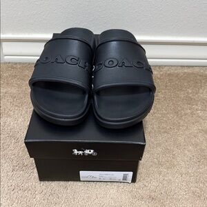 Coach Black Jesse RBBR Slide